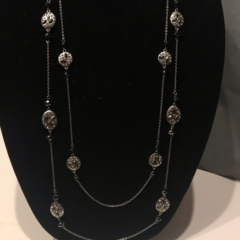 Long beaded necklace